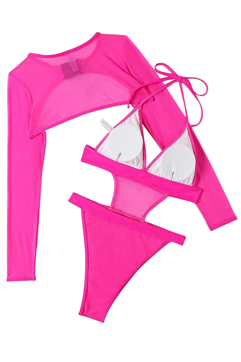 Rave Outfits for Women Festival Lingerie Bodysuit Buckle Shrug Crop Top Set