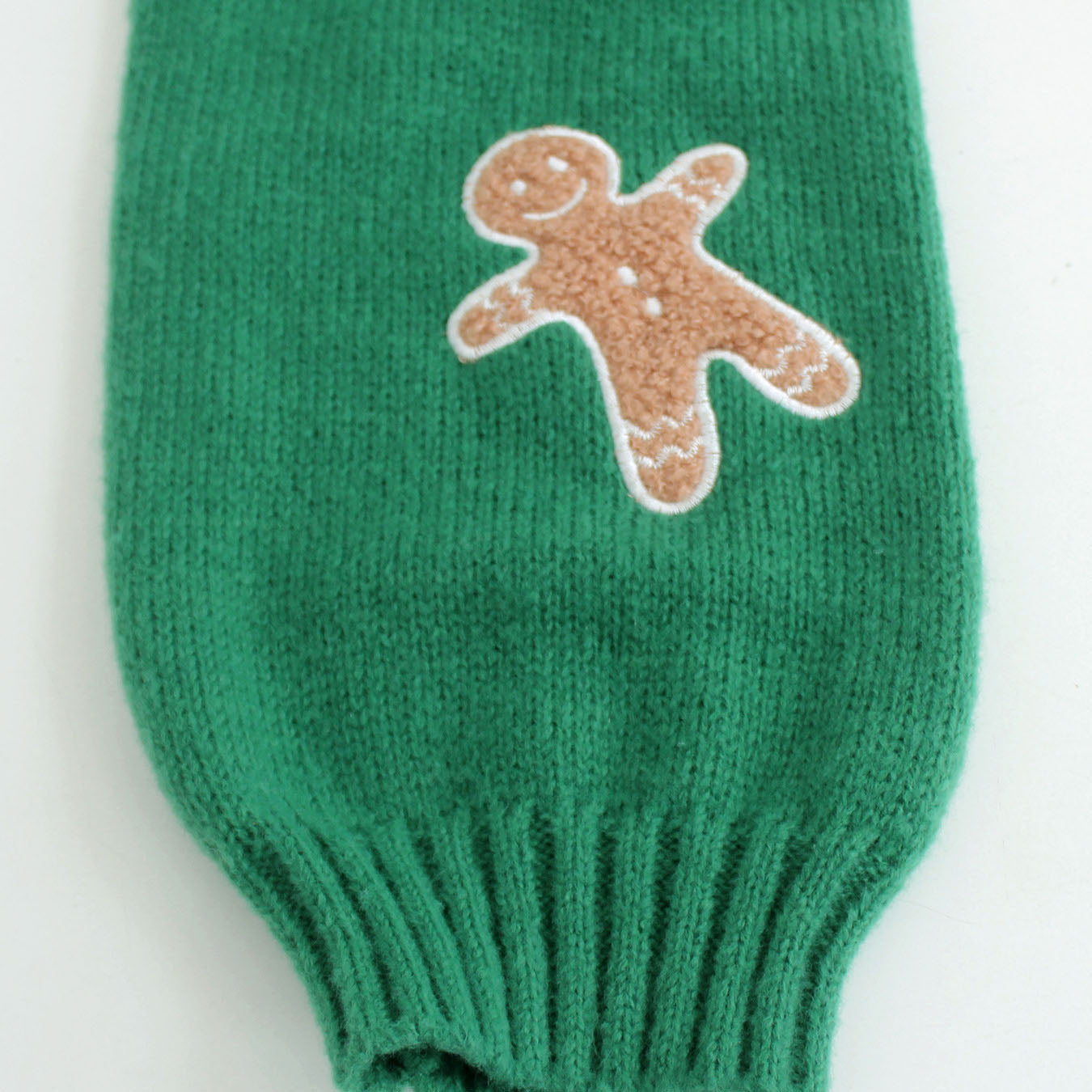 Brown 1960s Gingerbread Cropped Ugly Christmas Sweater Cardigan - Ciclove