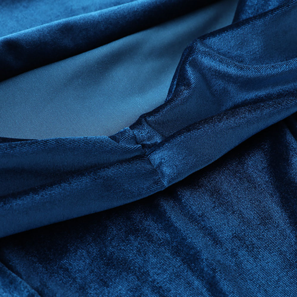 Christmas Wine Red 1960s Velvet Bodycon Vintage Dress - Ciclove