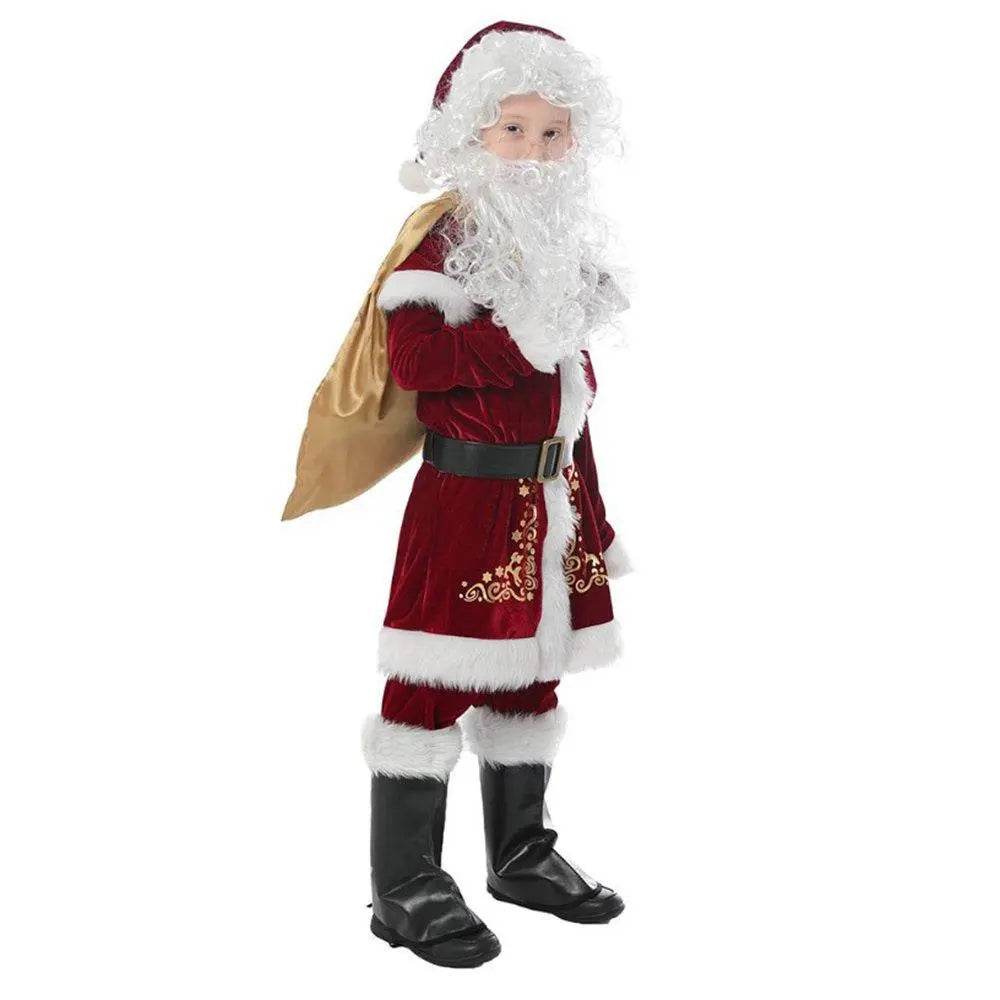 Children's Christmas Costumes Boys and Girls Santa Claus Costumes - ciclove