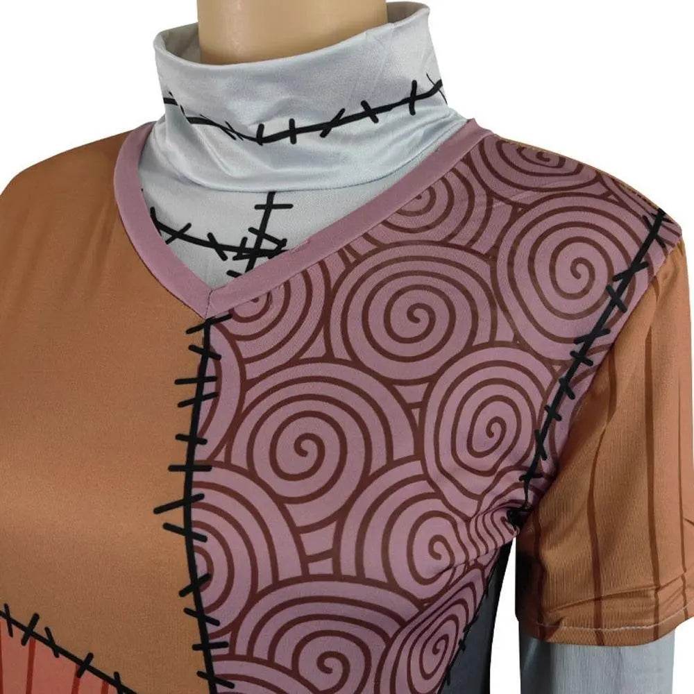 Sally Jack Skellington Finkelstein Costume Dress The Nightmare Before Christmas Halloween - ciclove