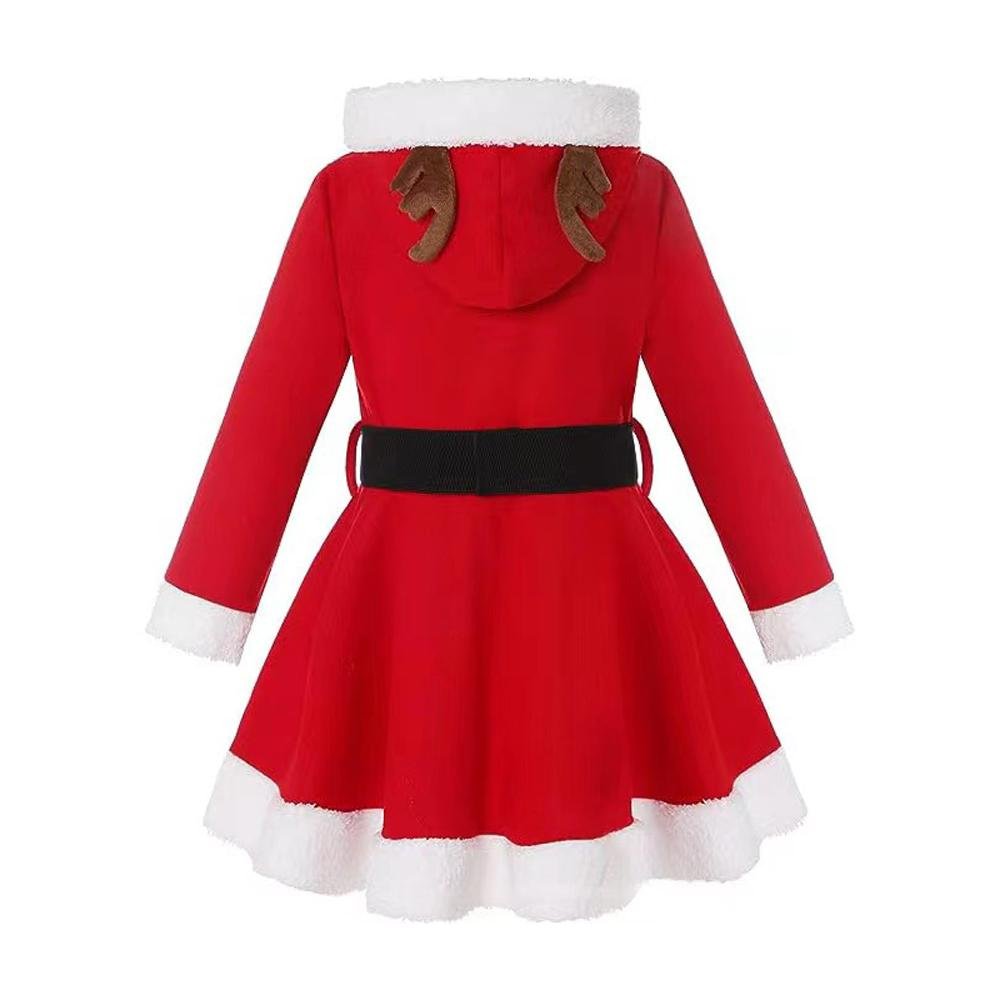 BuyChristmas ELK Hoodie Party Costume Kids Girls Dresses Now Cheaper With 3 - 5 Days Ship - PajamasBuy