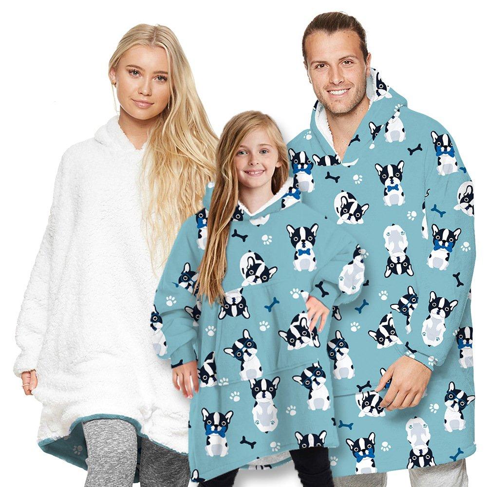 Family matching pajamas robes hoodie blanket Holiday Christmas Gifts