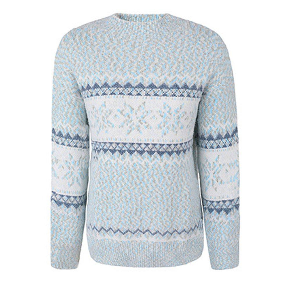 Women Ugly Christmas Sweaters Long Sleeves Knit Turtleneck Print Loose Pullover Tops