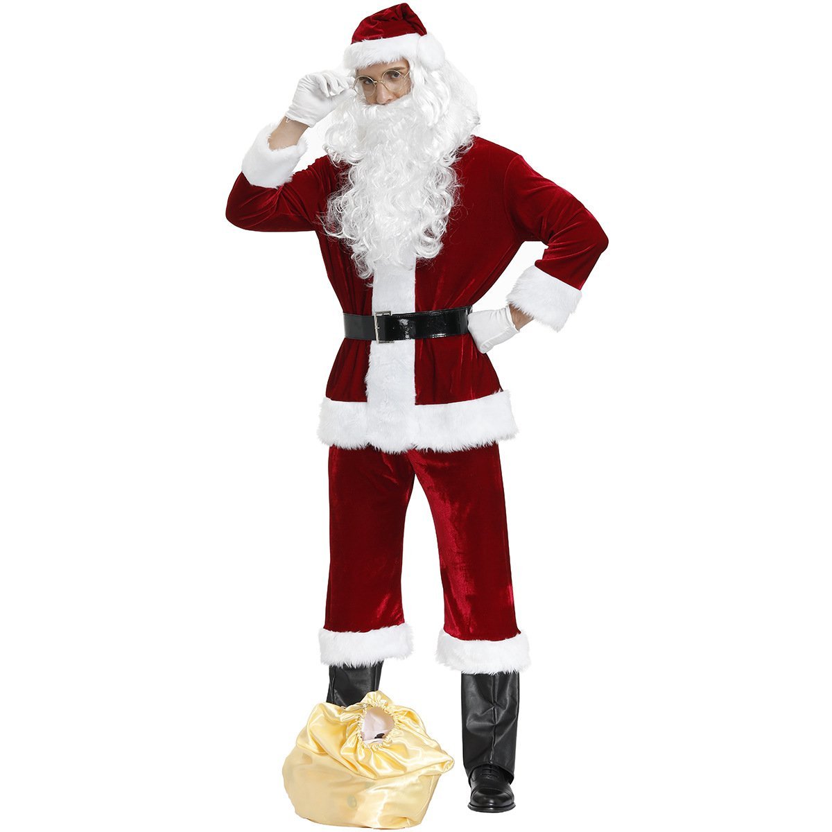 Christmas Costume Santa Claus Role-playing Suit Men