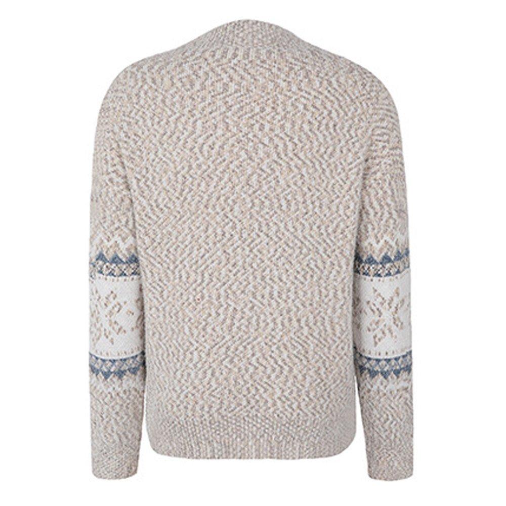 Women Ugly Christmas Sweaters Long Sleeves Knit Turtleneck Print Loose Pullover Tops