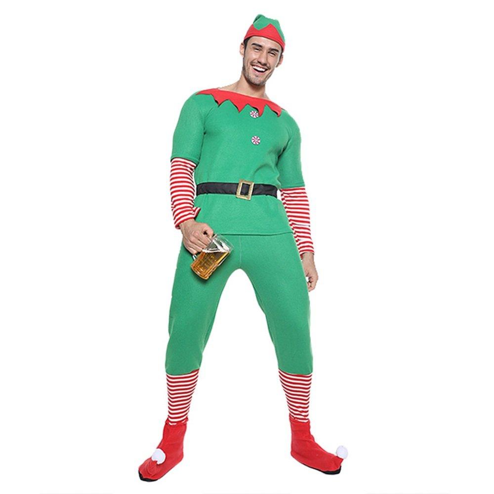 Christmas Costume Elf Cosplay Costume Six-piece Men