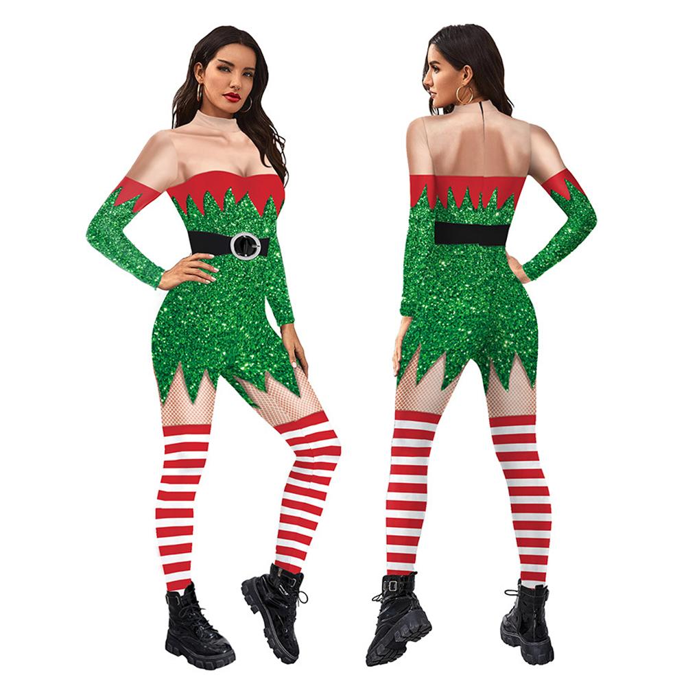 Christmas The Grinch 3D Printed jumpsuits onesies for women - ciclove