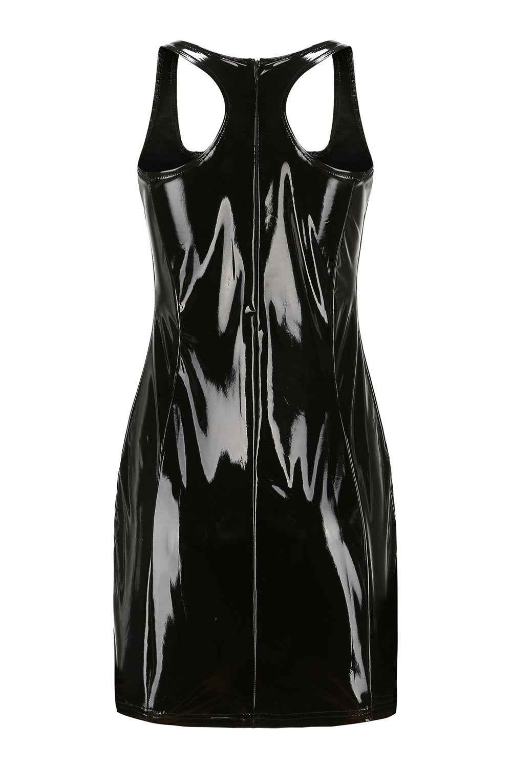 Suspender Nightclub Leotard Tube Mini Dress