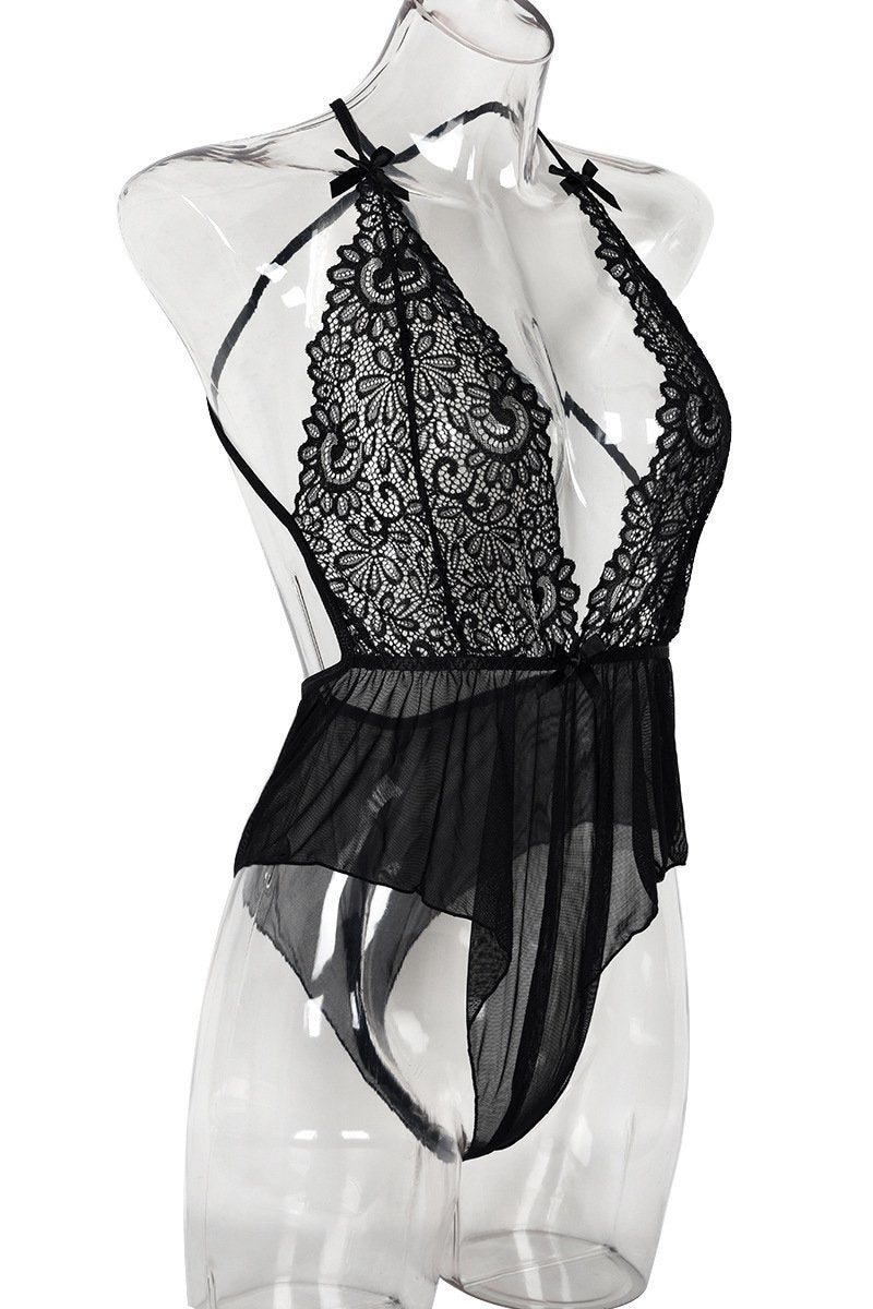 Low Cut Romper Women Lingerie