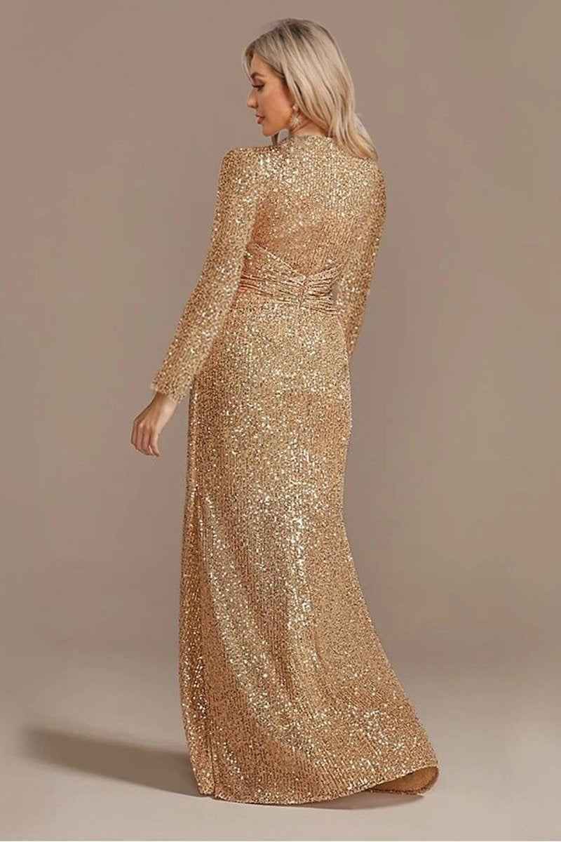 1920s Costume Glamourous Ruched Sequin Shimmer Evening Dress