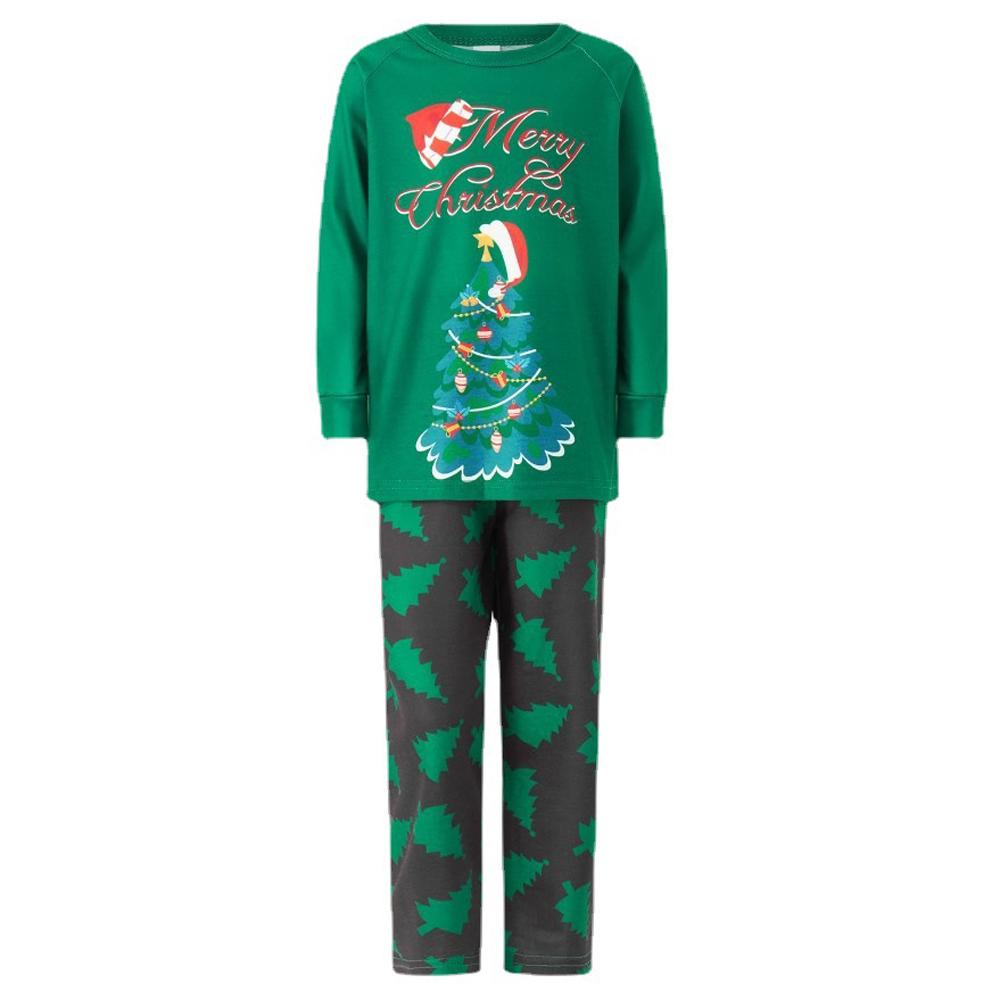 Lucky Elk Print Green Christmas Family Couples Matching Pajamas Party Sets - ciclove