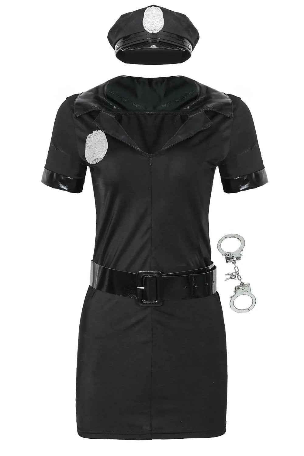 Female Police Cop Instructor Uniform Costume Halloween Carnival Party