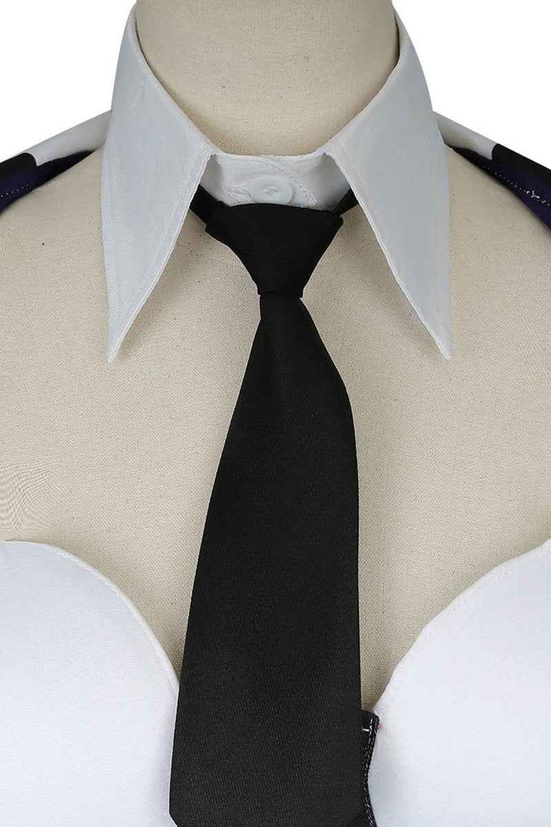 Women Classic Beetlejuice Dress Cosplay Costume for Halloween