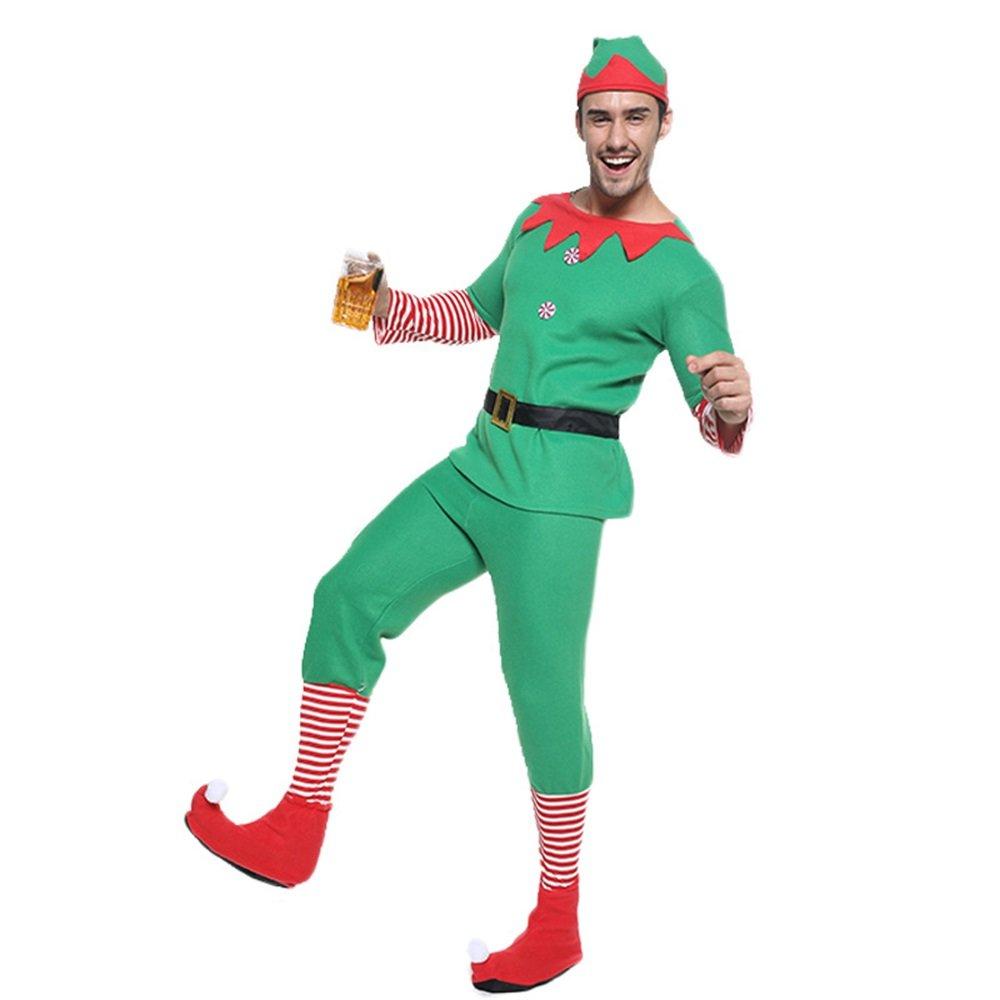 Christmas Costume Elf Cosplay Costume Six-piece Men