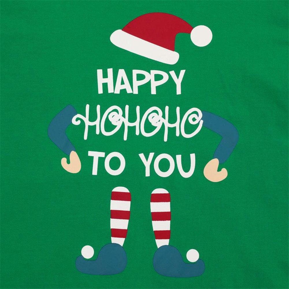 Christmas Family matching Pajamas Sets Santa Printed Clothing for Daddy Mom Bab Kids Gift 2022 - ciclove