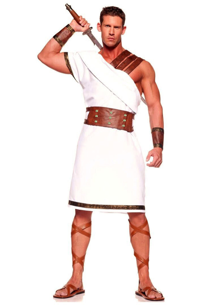 Indian Ancient Roman Greek King Missionary Warrior Costume Halloween