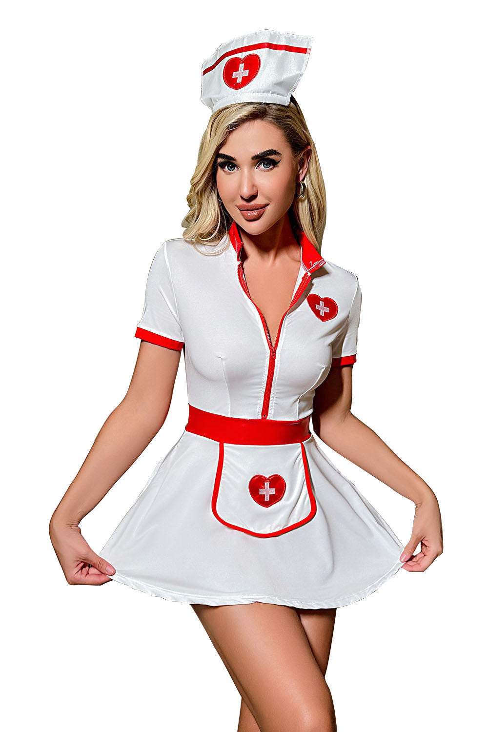 Emergency Room Nurse Halloween Costume Unifrom Dress