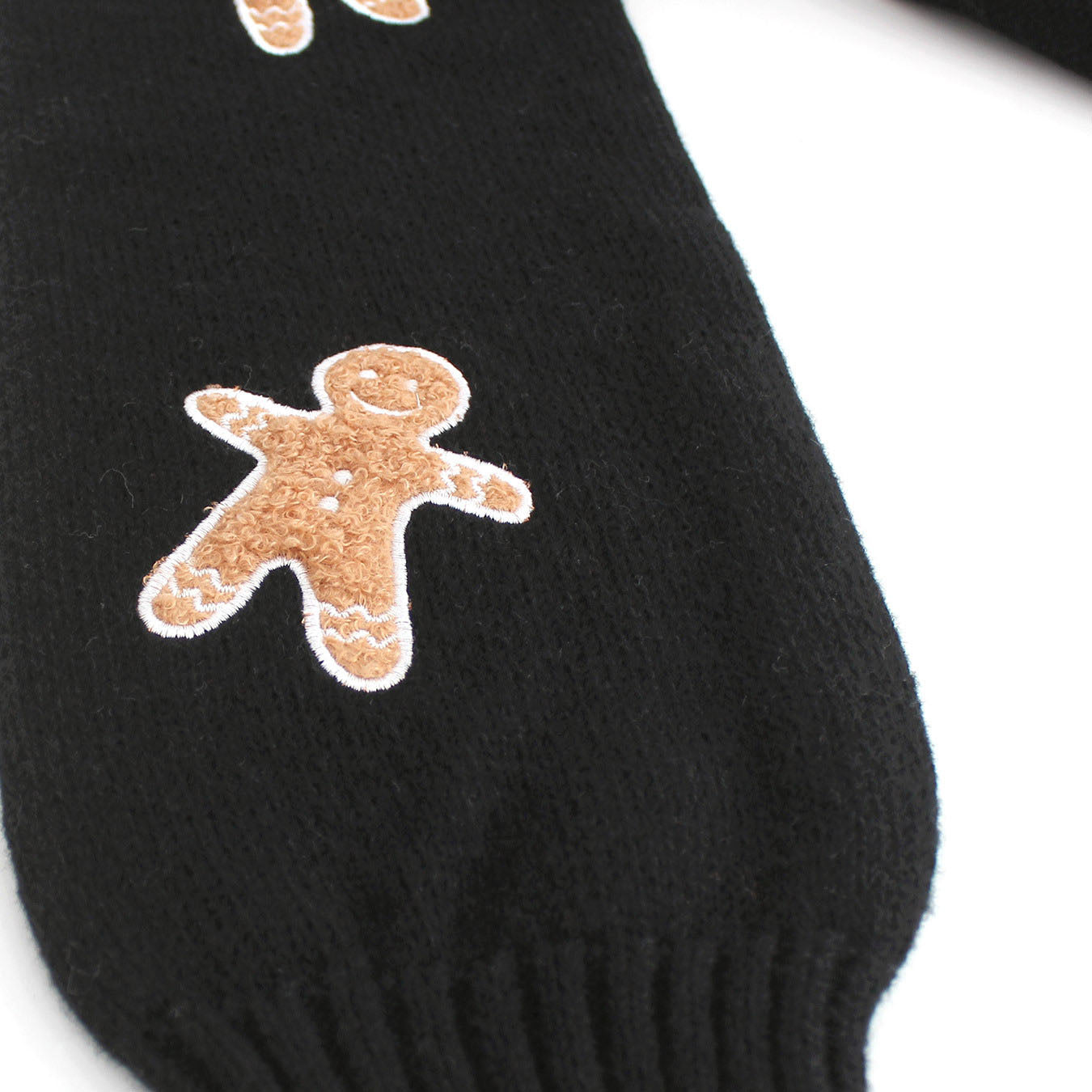 Brown 1960s Gingerbread Cropped Ugly Christmas Sweater Cardigan - Ciclove