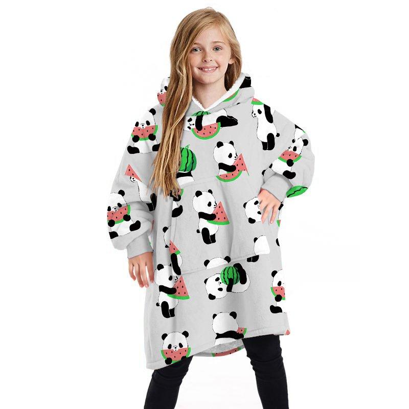 Family matching pajamas robes hoodie blanket Holiday Christmas Gifts