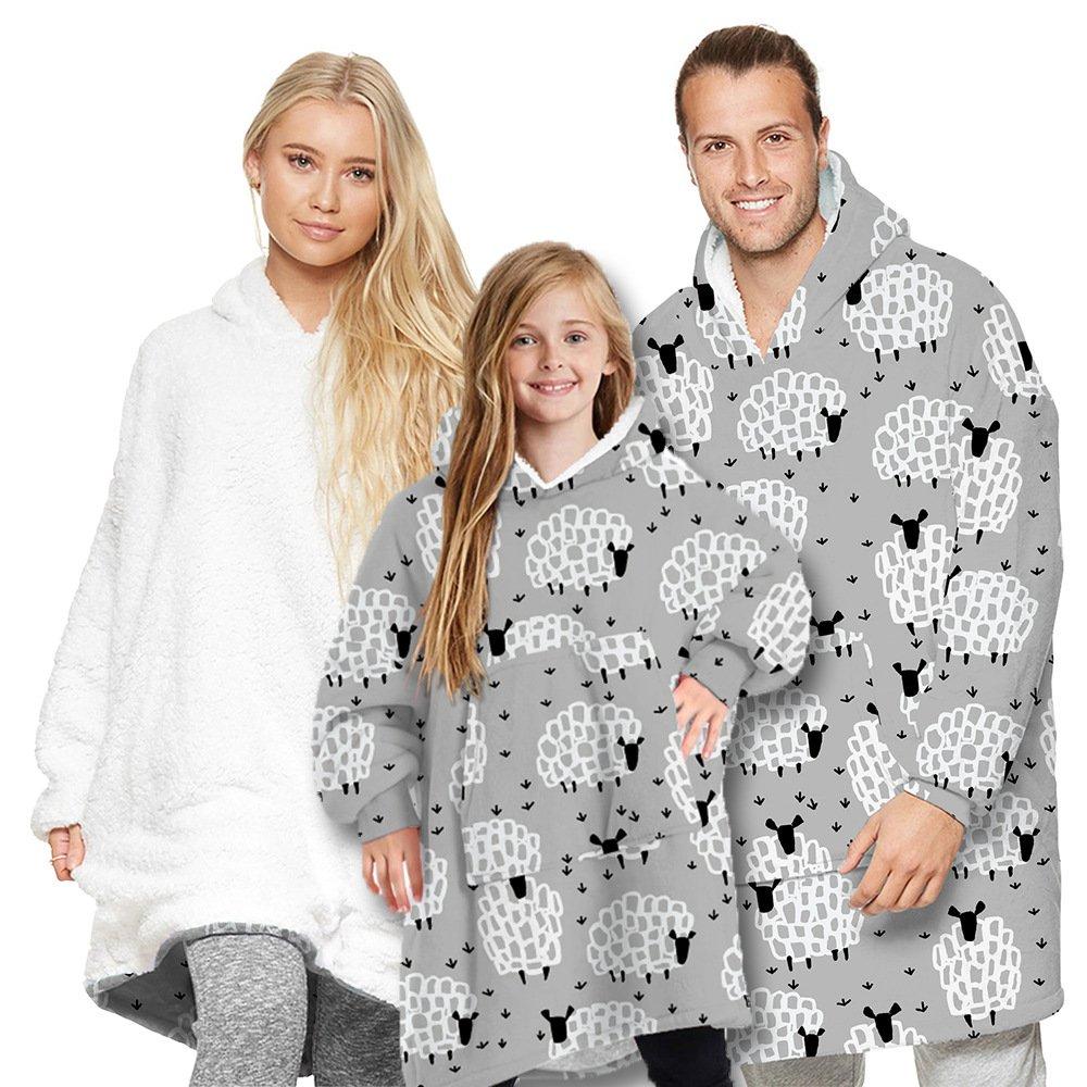 Family matching pajamas robes hoodie blanket Holiday Christmas Gifts