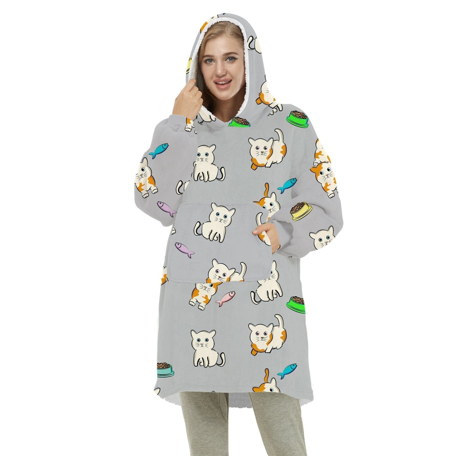 Family matching pajamas robes hoodie blanket Holiday Christmas Gifts