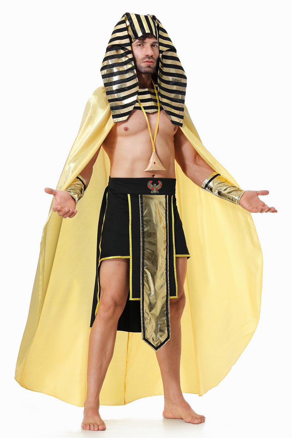 Adult Men Royal Pharaoh Halloween Costume