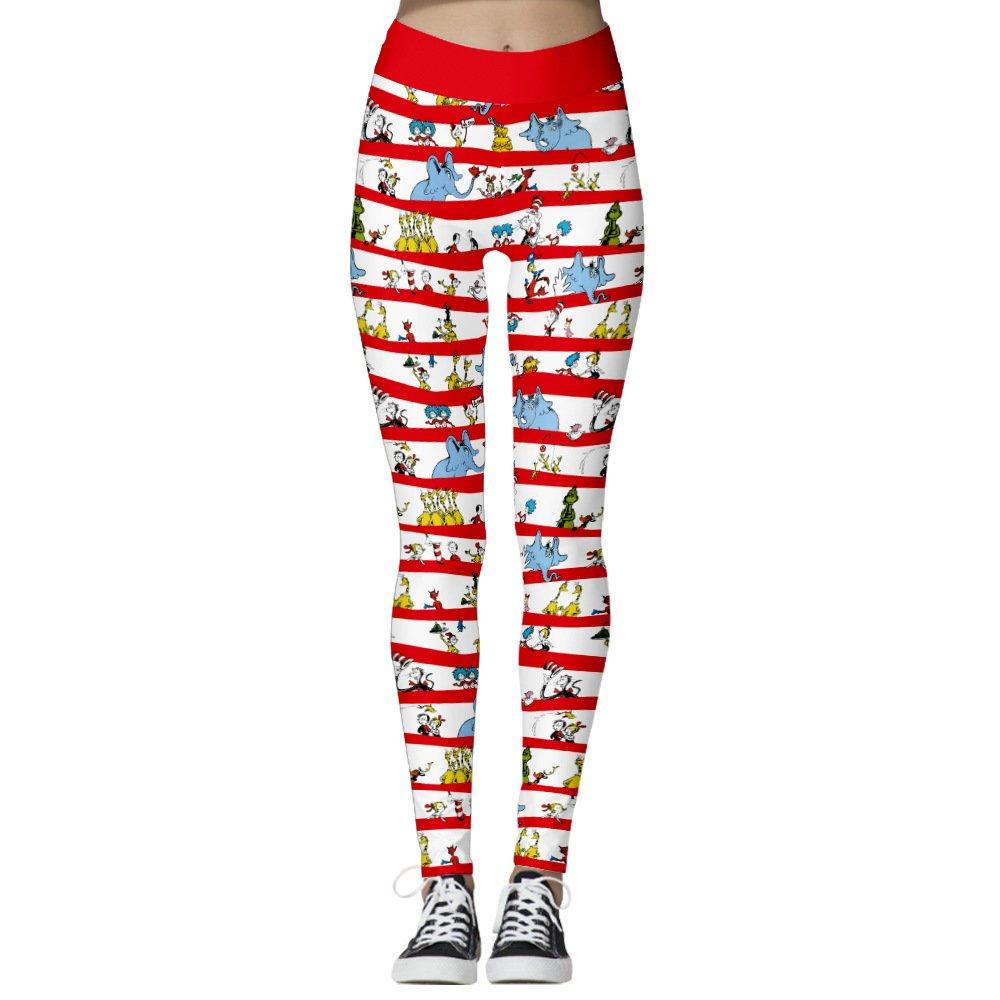 Christmas Pants leggings Grinch Grinch Digital Print Women