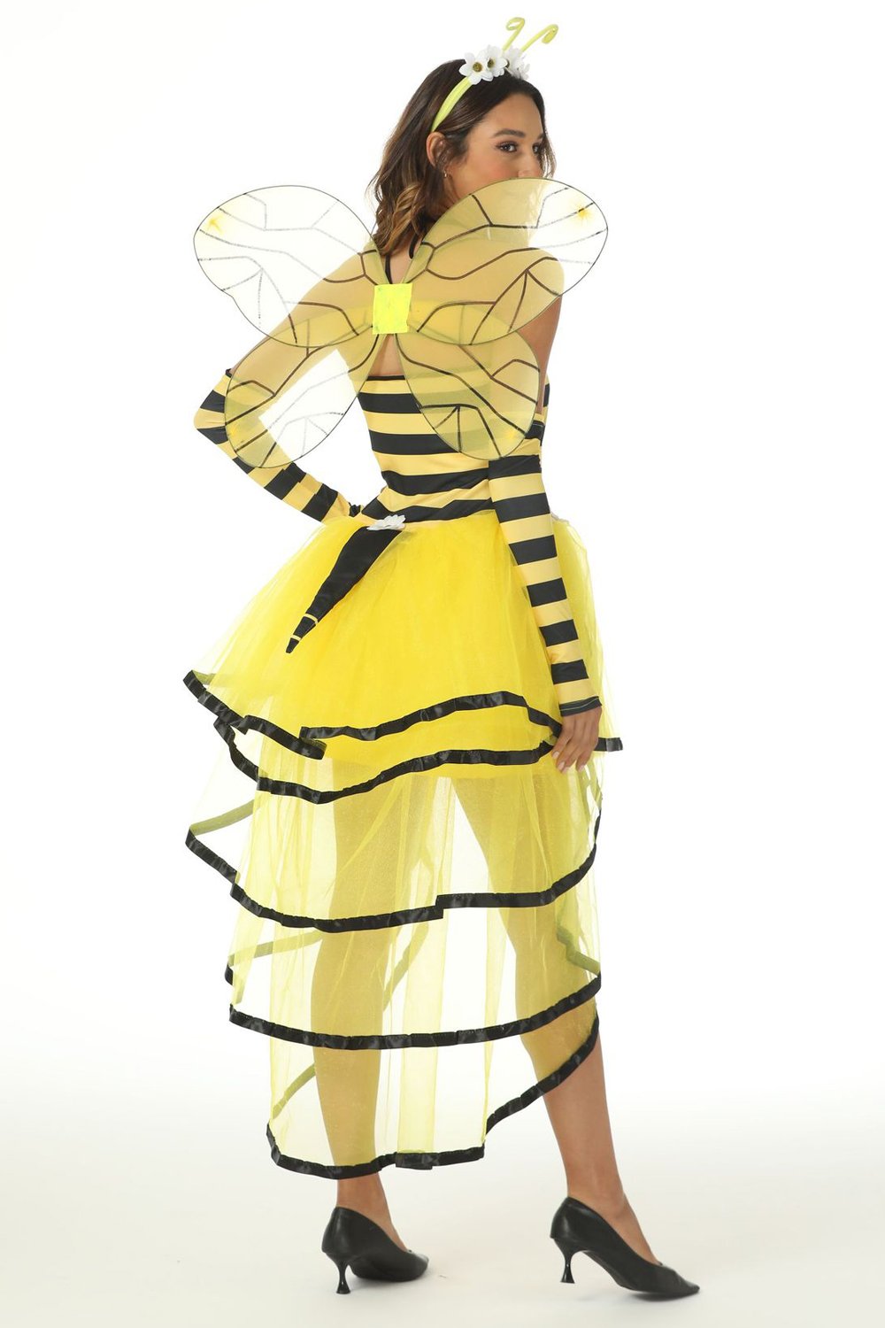 Deluxe Women Queen Bee Dress Halloween Costume