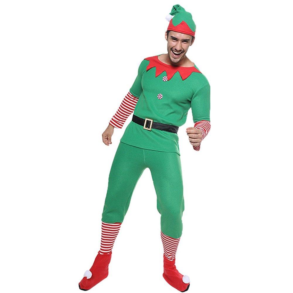 Christmas Costume Elf Cosplay Costume Six-piece Men