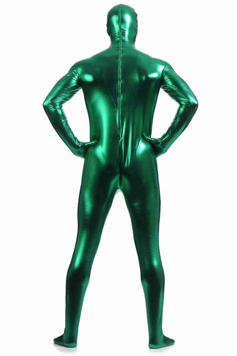 Men's Fully-Enclosed Jumpsuit Gummed Zentai Catsuits