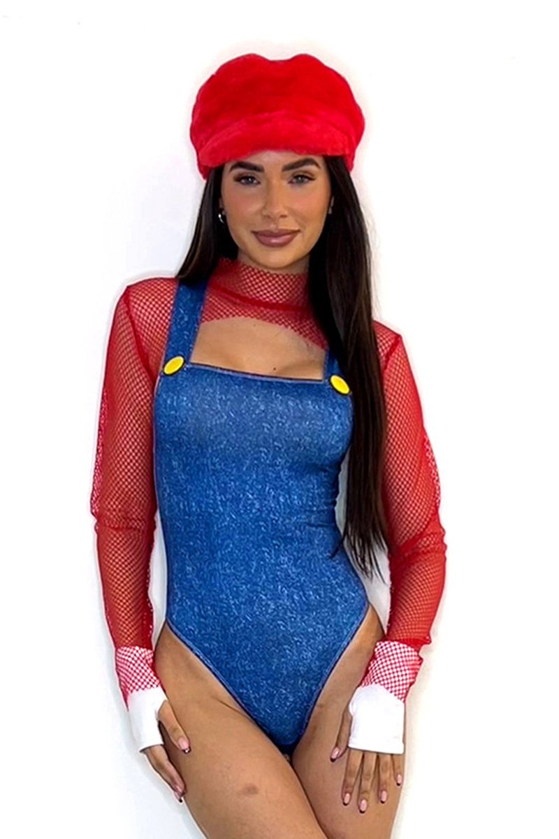 Mario Character Costumes Suit Nightclub For Women