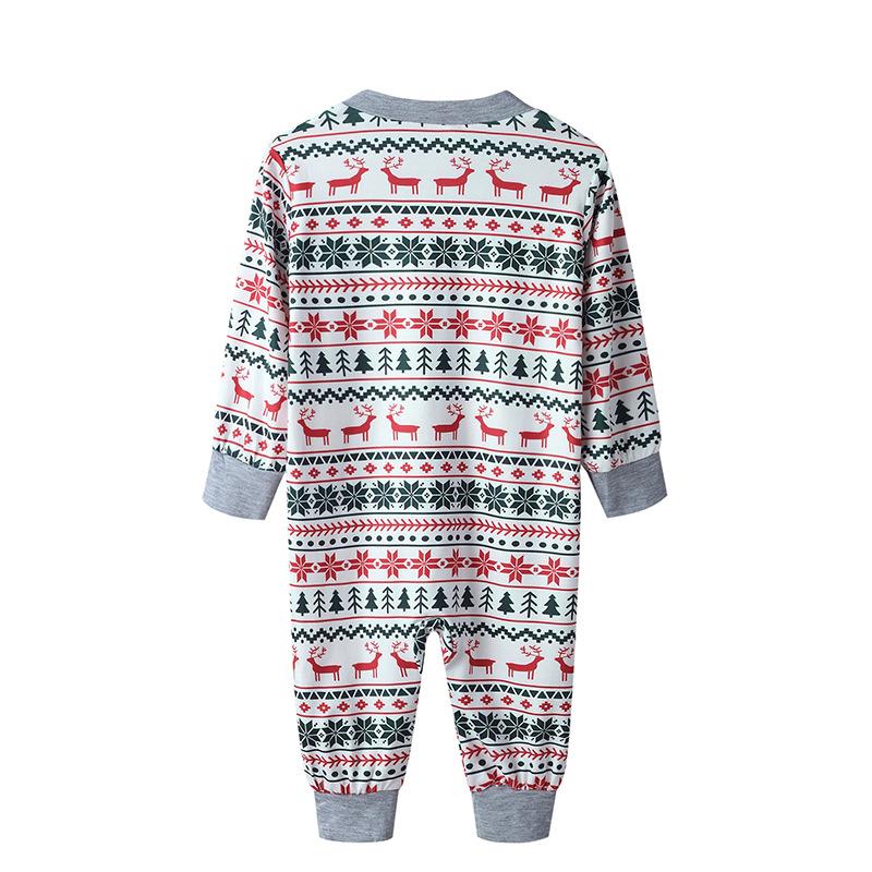 Lucky Elk Happy Christmas Family Couples Matching Pajamas Party Sets - ciclove