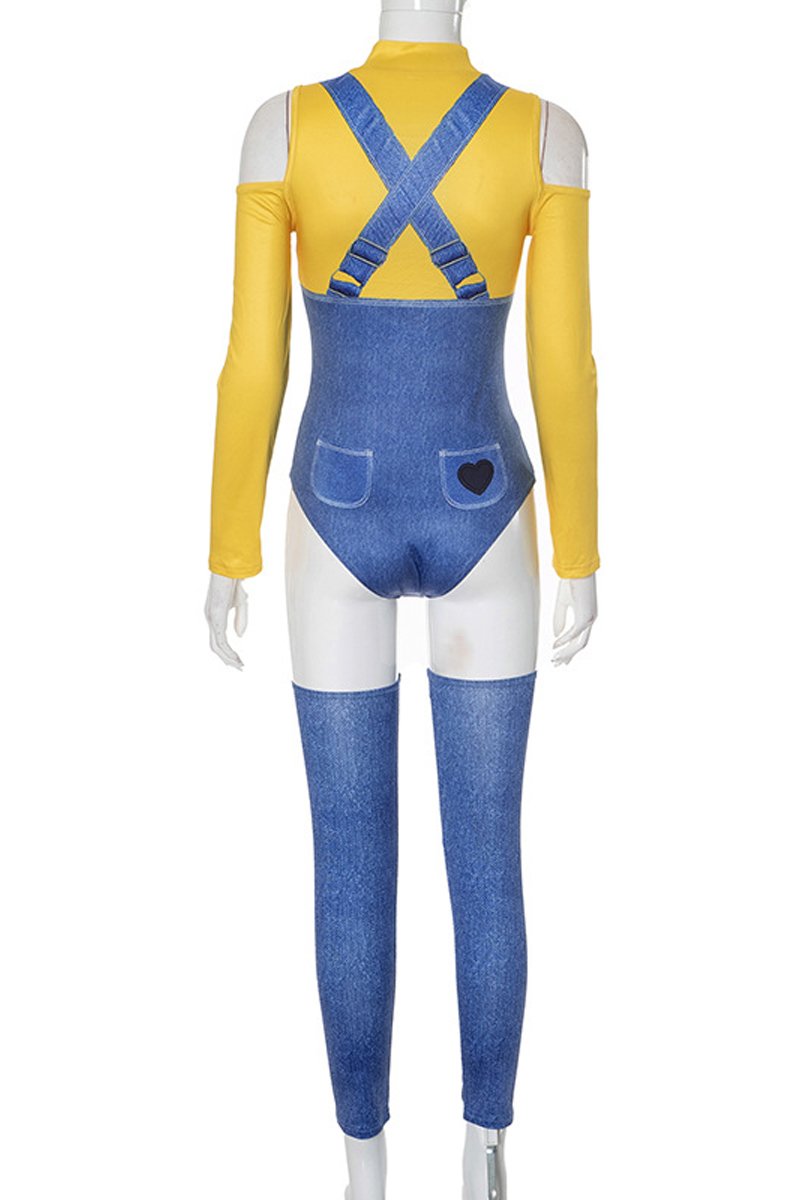 Despicable Me Minions Character Costumes Suit Nightclub For Women