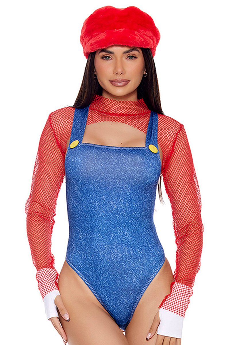 Mario Character Costumes Suit Nightclub For Women