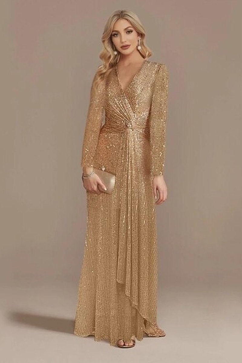 1920s Costume Glamourous Ruched Sequin Shimmer Evening Dress