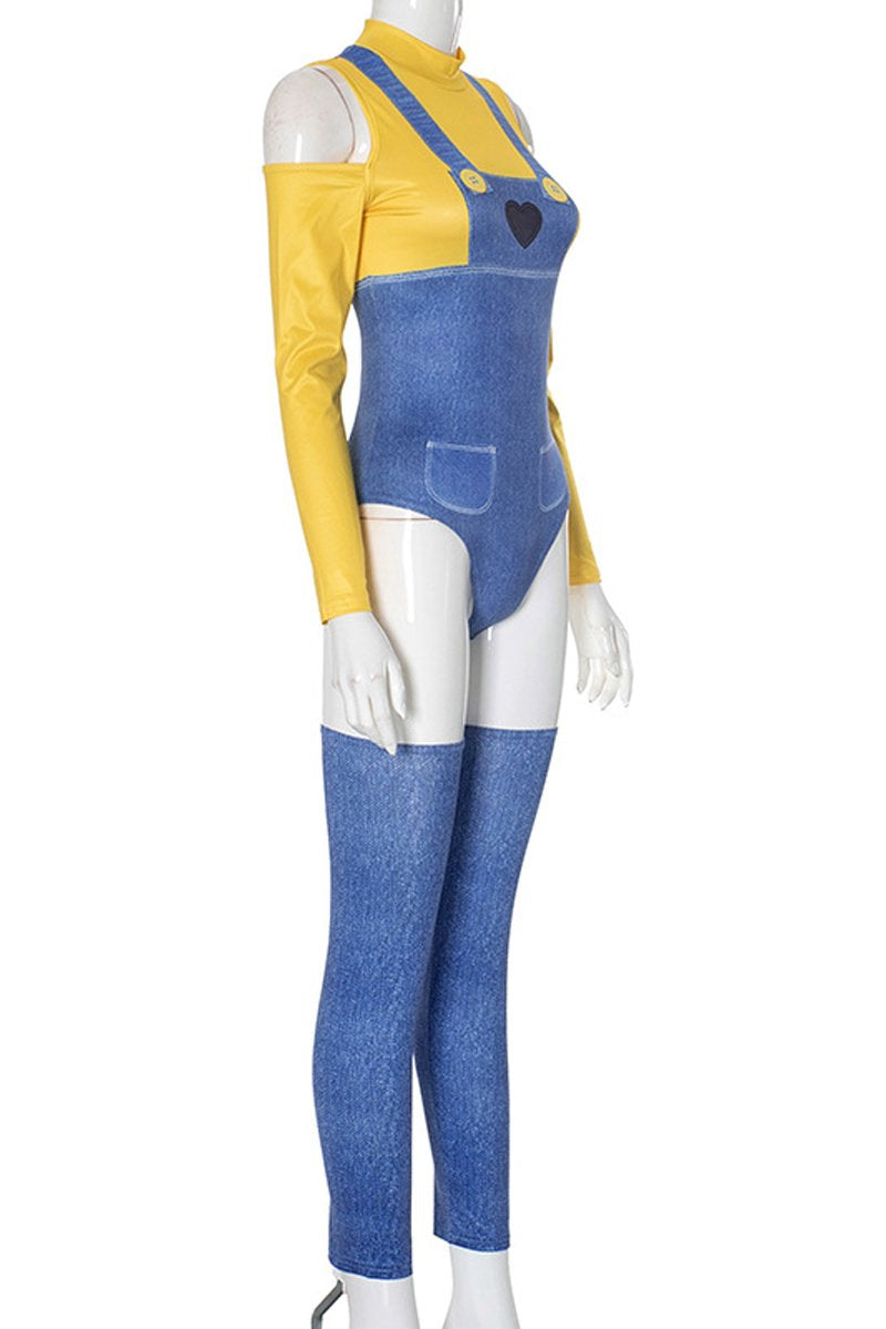 Despicable Me Minions Character Costumes Suit Nightclub For Women