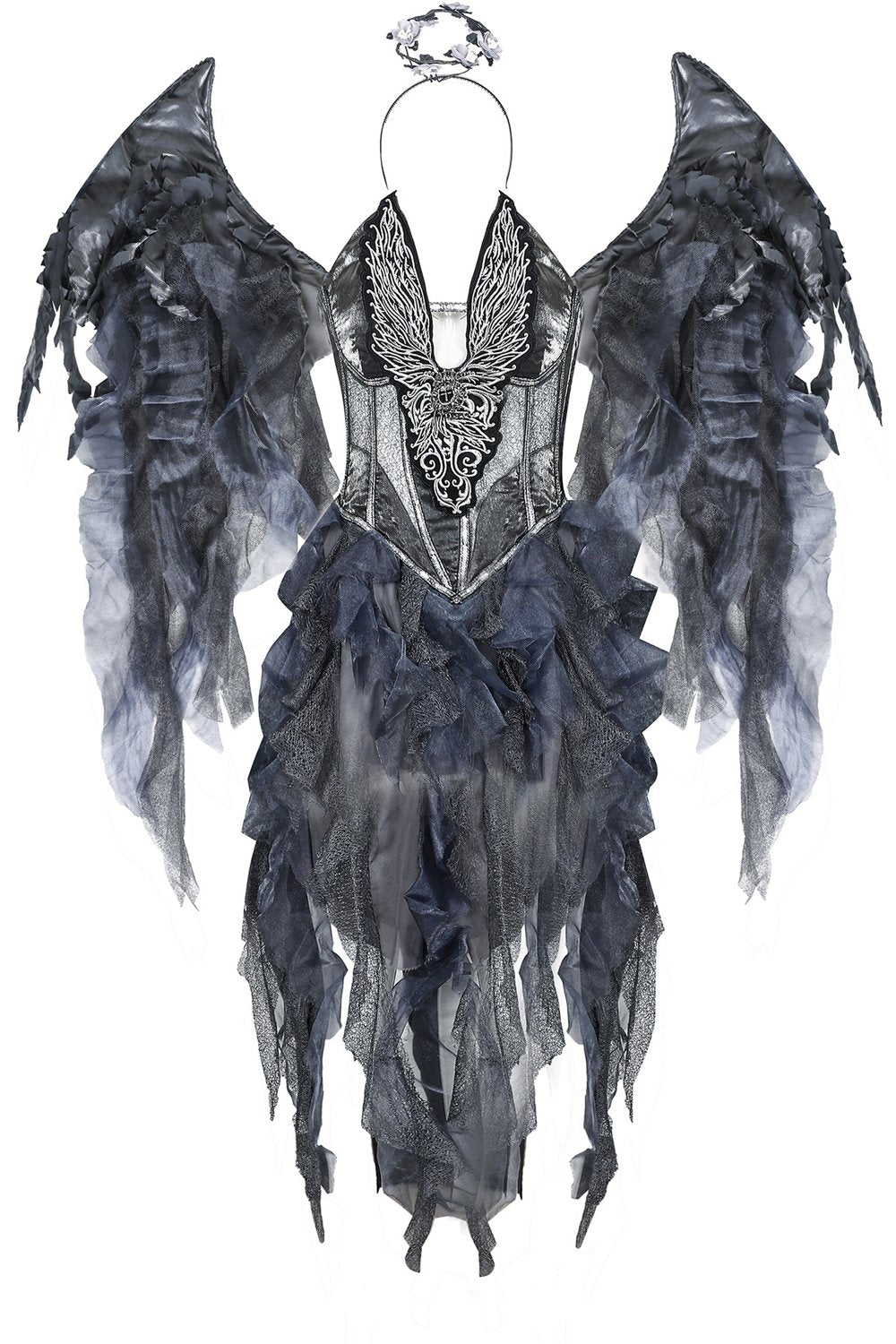 Deluxe Heavenly Angel Costume With Wing For Women