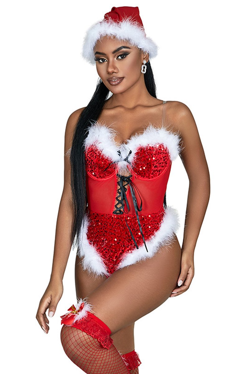 Christmas Jumpsuit Santa Costumes