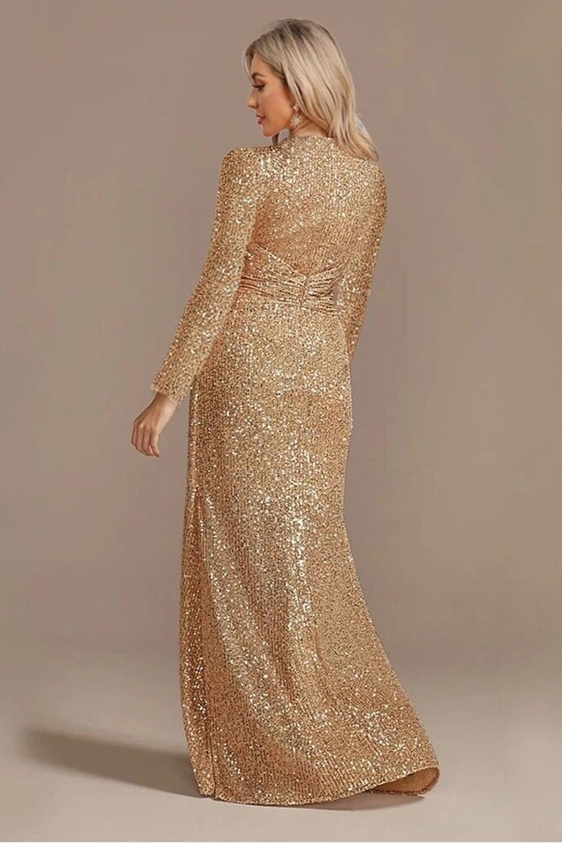 1920s Costume Glamourous Ruched Sequin Shimmer Evening Dress