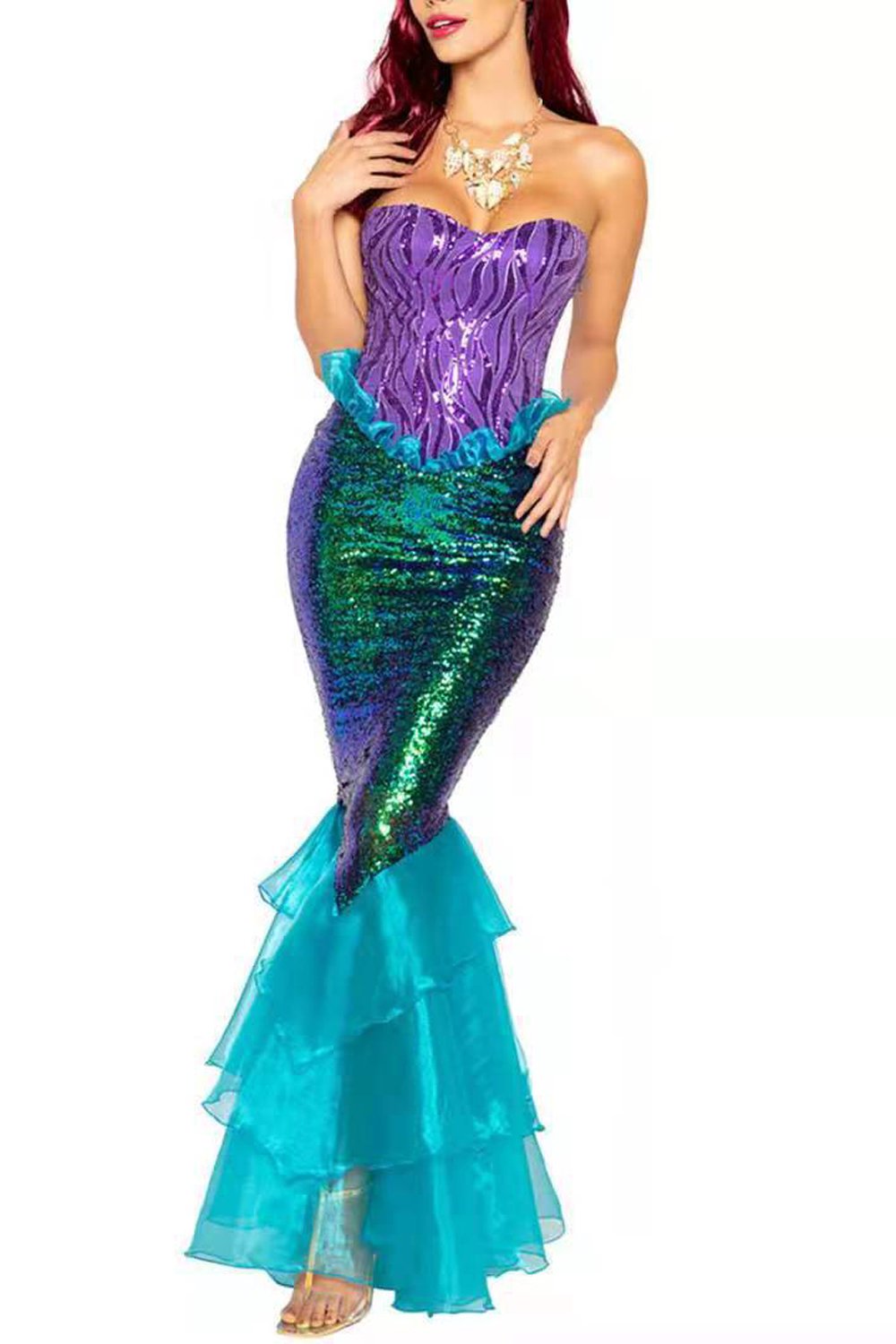 Seductive Mermaid Princess Fairytale Costume Halloween Costume