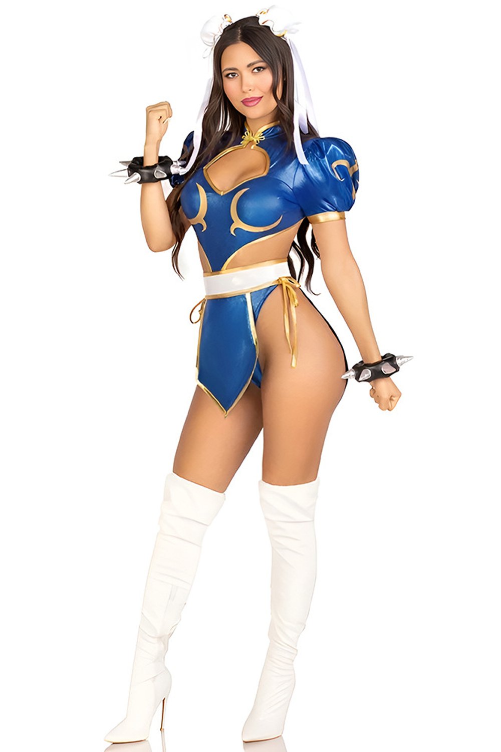 Street Fighter Female Uniform Costume For Women Halloween