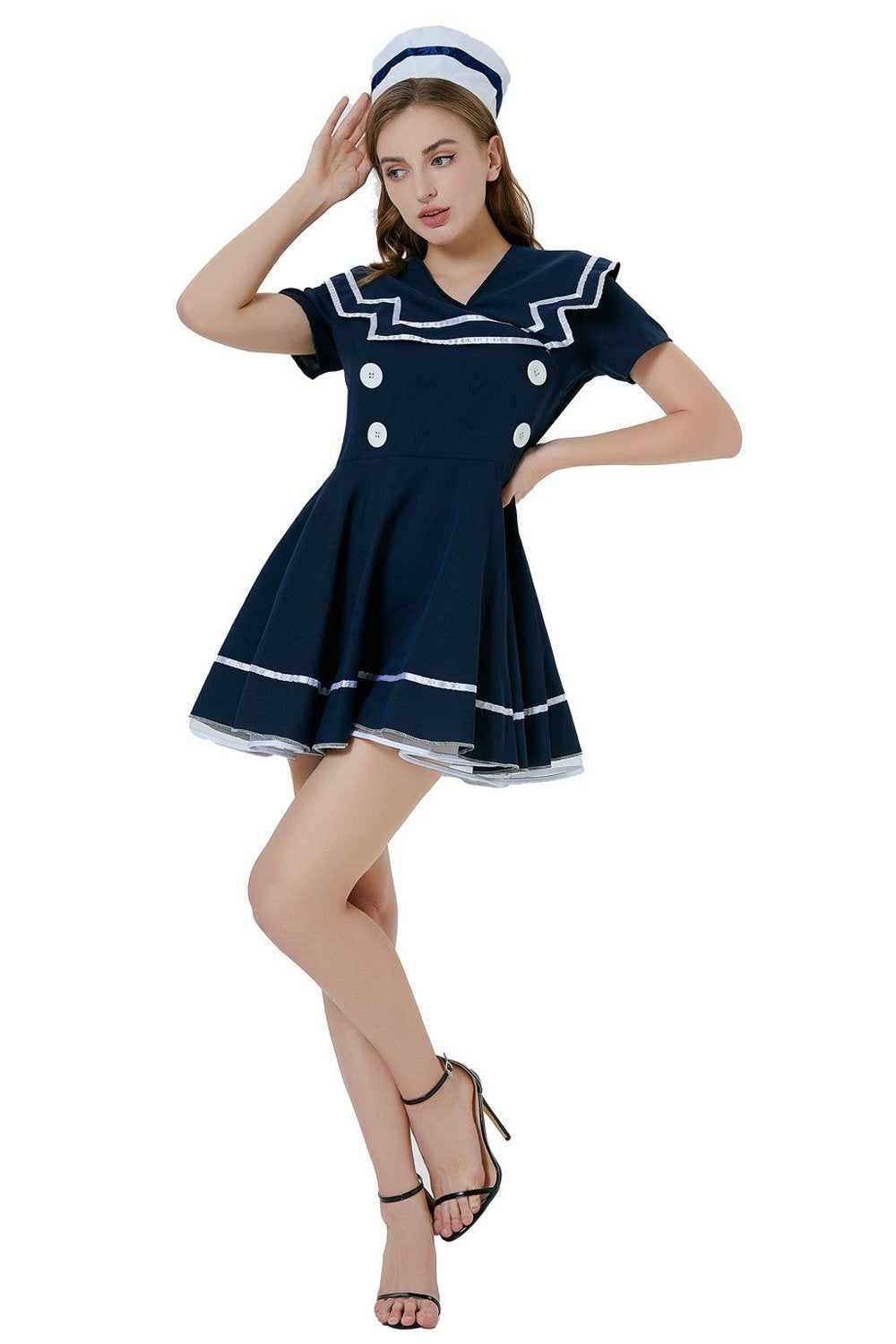 Pin Up Sailor Women Captain Costume