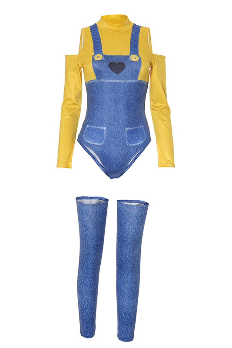 Despicable Me Minions Character Costumes Suit Nightclub For Women