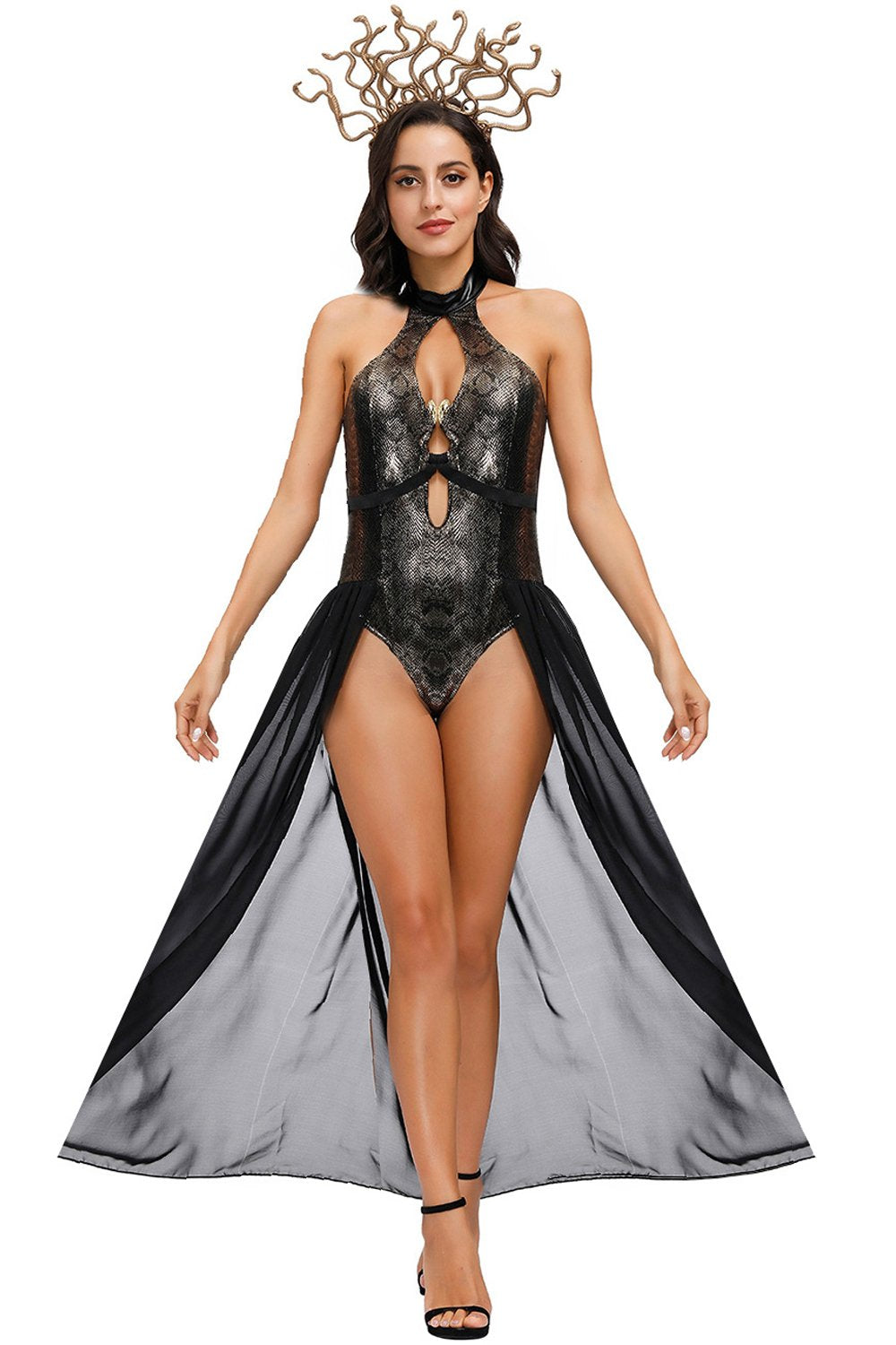 Greek goddess Seduce Me Medusa Costume Halloween