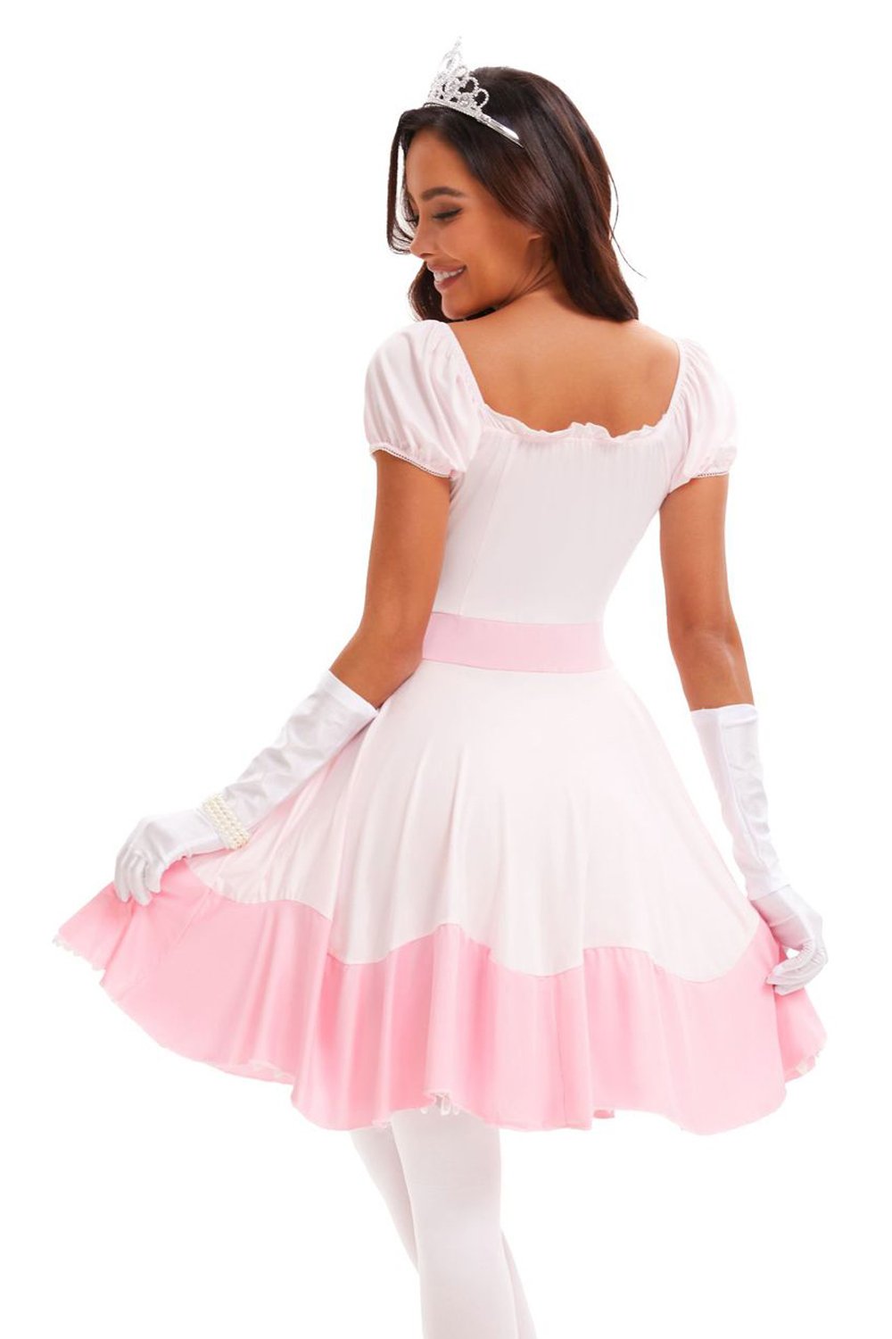 Peach Princess Costume Snow White Halloween