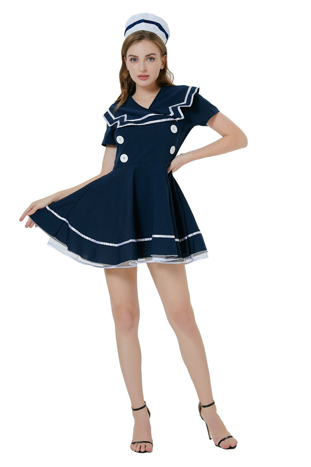 Pin Up Sailor Women Captain Costume