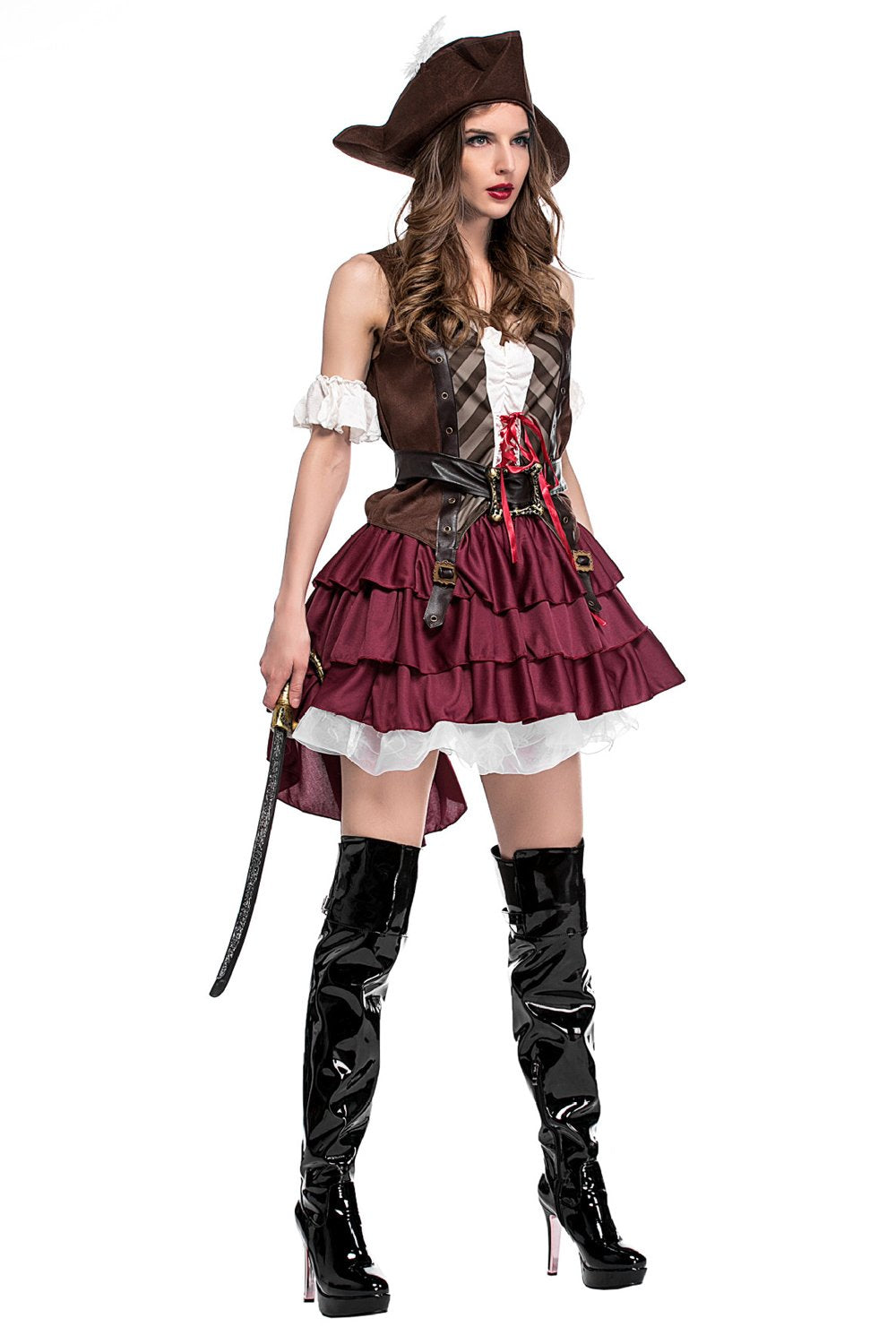 Pirates of the Caribbean Captain Women's Pirate Costume