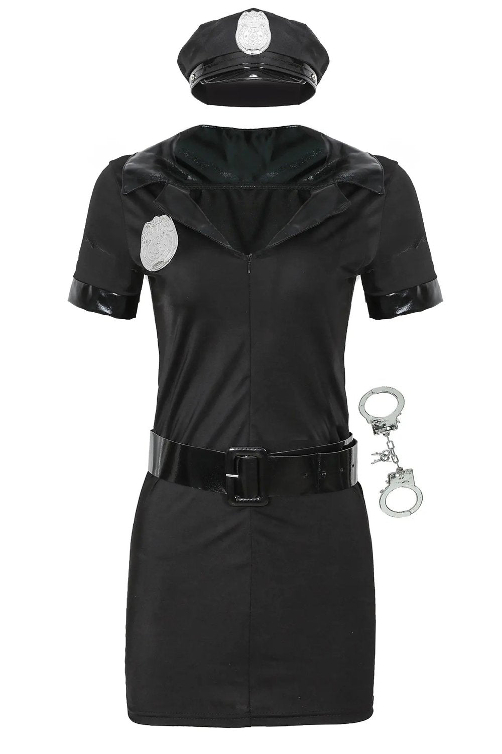 Female Police Cop Instructor Uniform Costume Halloween Carnival Party