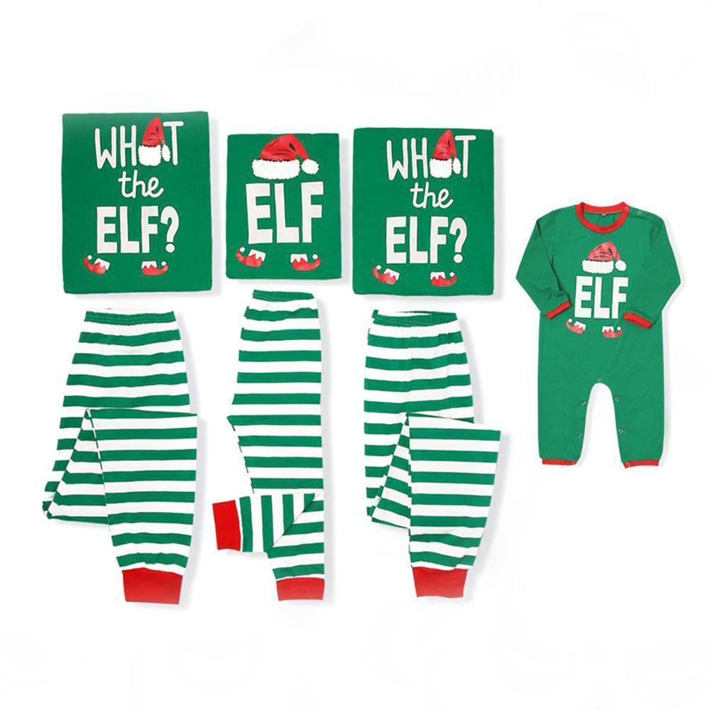 Christmas Matching Family Pajamas Christmas Hat Sleepwear - ciclove